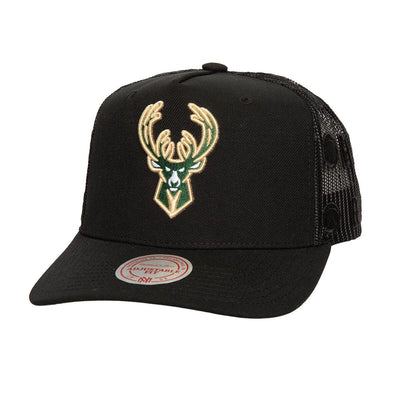 NBA MONOGRAM TRUCKER BUCKS Black HHSS7632-MBUYYPPPBLCK - Image 1