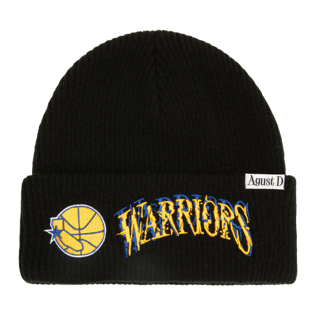 NBA SUGA GLITCH CUFF KNIT WARRIORS Black HK2073-GSWBLCK - Image 1