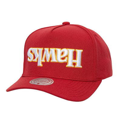 NBA UPSIDE PRO SNAPBACK HWC HAWKS Red HP10478-AHARED1 - Image 1
