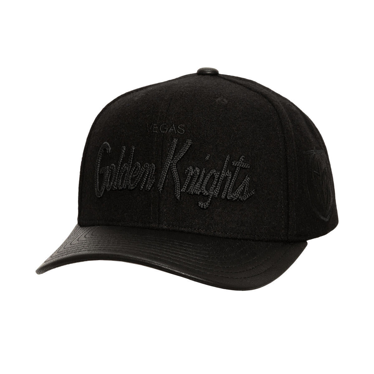 NHL BLACK OUT WOOL PRO STRAPBACK KNIGHTS Black HP10994-VGKBLCK - Image 1