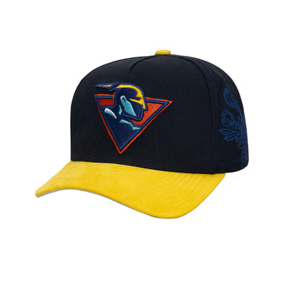 NBA MAY FLOWERS PRO SNAPBACK HWC WARRIORS Navy HP11496-GSWNAVY - Image 1