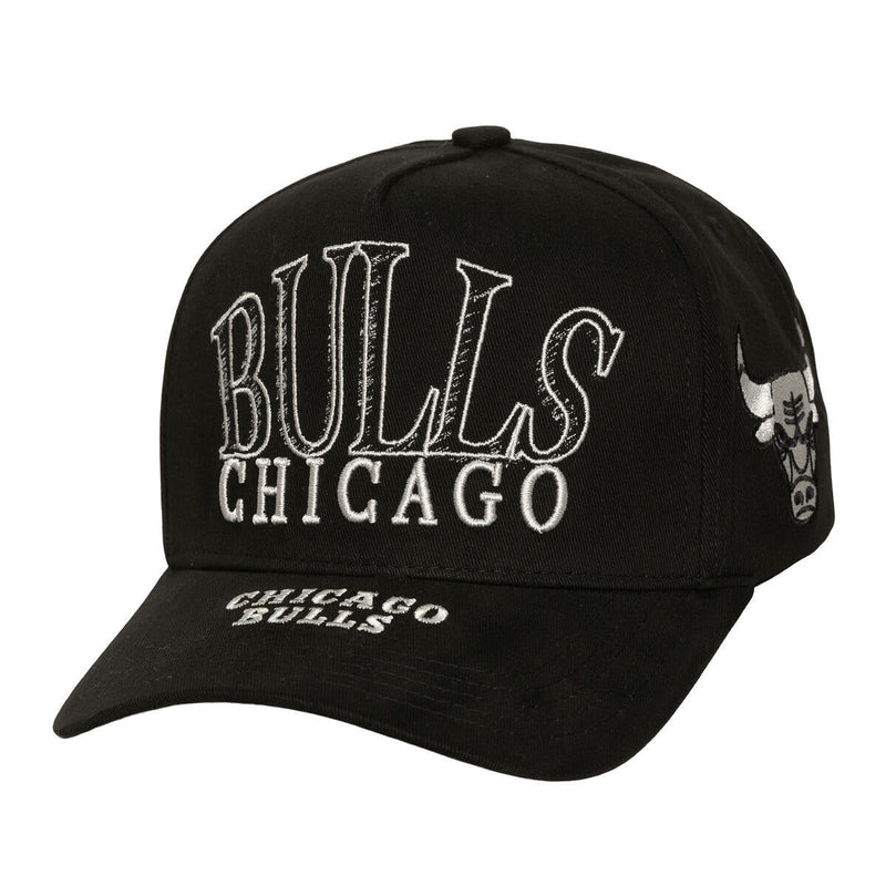 NBA SKETCHY PRO SNAPBACK BULLS - Black - Image 1