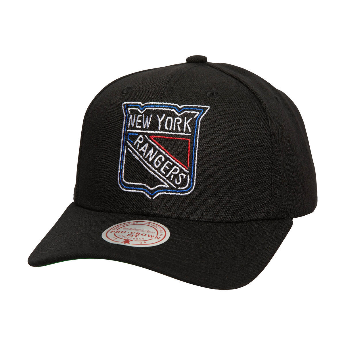NHL NEON LOGO PRO SNAPBACK RANGERS Black HP9572-NYABLCK - Image 1
