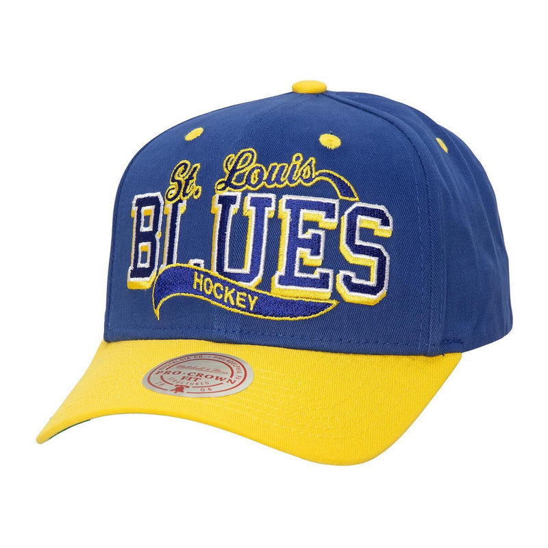 NHL BLOCK SWEEP PRO SNAPBACK VNTG BLUES Blue HP9713-SLUBLUE - Image 1