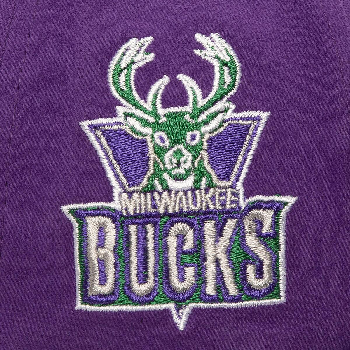 NBA BLOCK SWEEP PRO SNAPBACK HWC BUCKS Purple HP9718-MBUPURP - Image 3