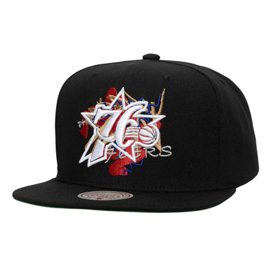 NBA FRUIT LOOPS SNAPBACK 76ERS - Black - Image 1