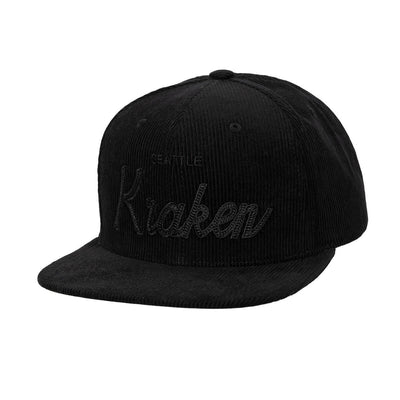 NHL CORD SNAPBACK KRAKEN Black HS10957-SKRBLCK - Image 1