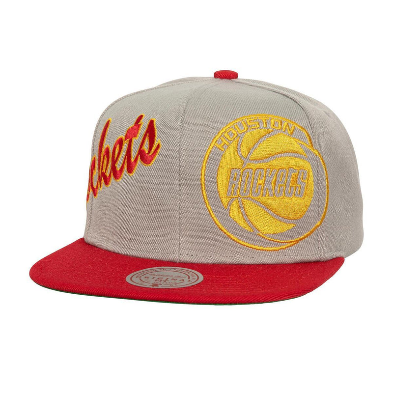 NBA KNOCK OUT PANEL SNAPBACK HWC ROCKETS Grey HS8041-HROGREY - Image 1