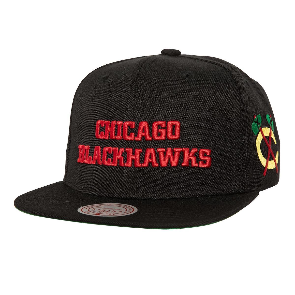 NHL TRIPLE PLAY SNAPBACK BLACKHAWKS Black HS8104-CBHBLCK - Image 1