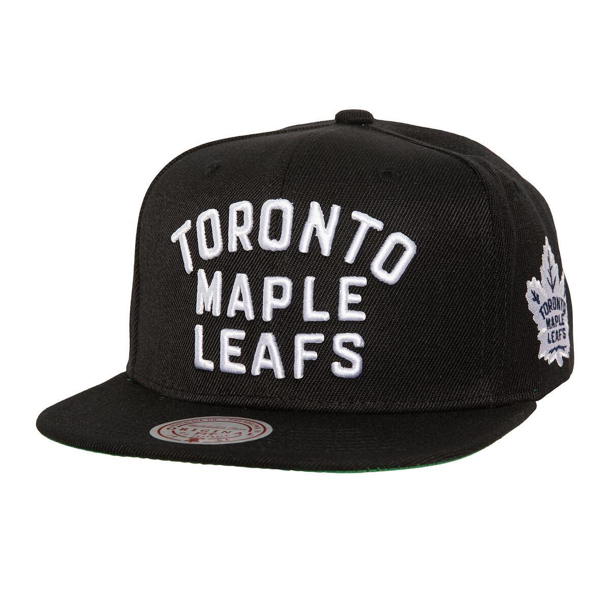 NHL TRIPLE PLAY SNAPBACK MAPLE LEAFS Black HS8104-TMLBLCK - Image 1