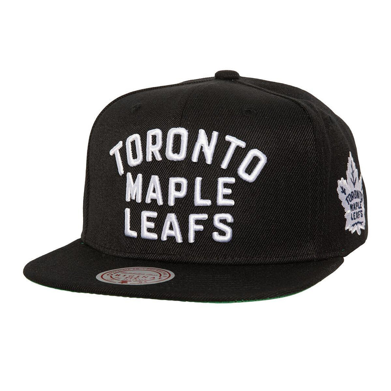 NHL TRIPLE PLAY SNAPBACK MAPLE LEAFS Black HS8104-TMLBLCK - Image 1