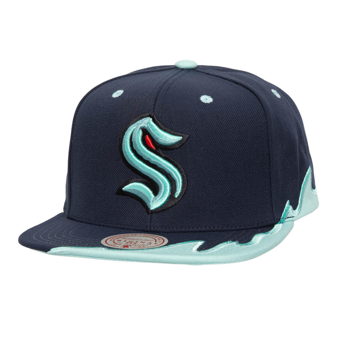 NHL RISING TIDE SNAPBACK KRAKEN Navy HS8502-SKRNAVY - Image 1