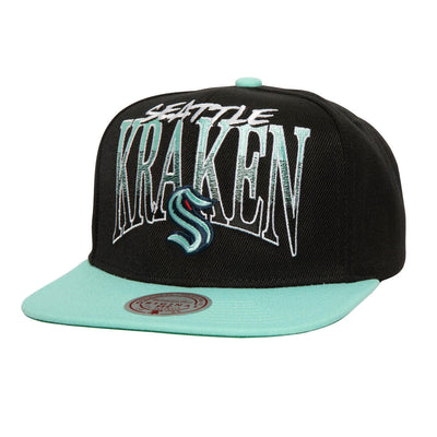 NHL RISE UP SNAPBACK KRAKEN Black HS8505-SKRBLCK - Image 1