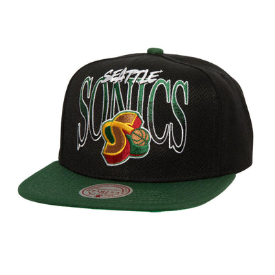 NBA RISE UP SNAPBACK HWC SUPERSONICS Black HS8509-SSUBLCK - Image 1
