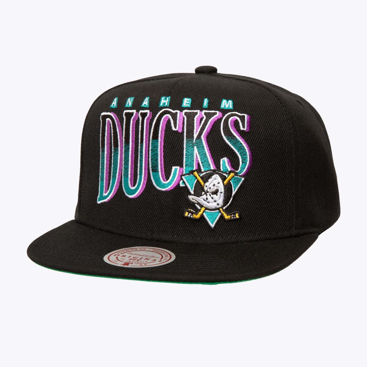 NHL LINE WORK SNAPBACK VNTG DUCKS Black HS8529-ADUBLCK - Image 1