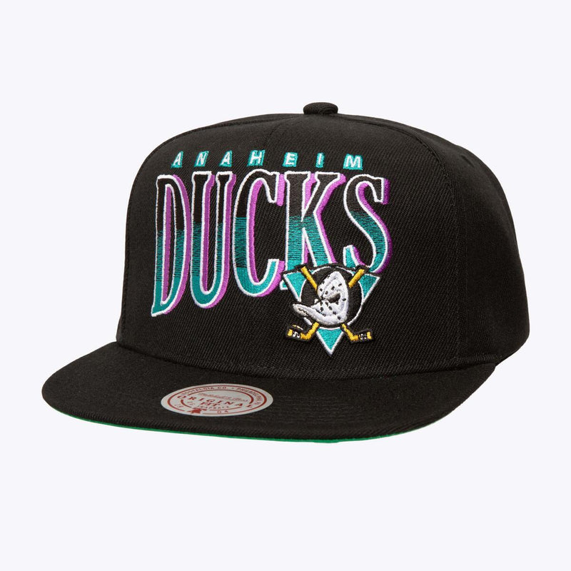 NHL LINE WORK SNAPBACK VNTG DUCKS Black HS8529-ADUBLCK - Image 1