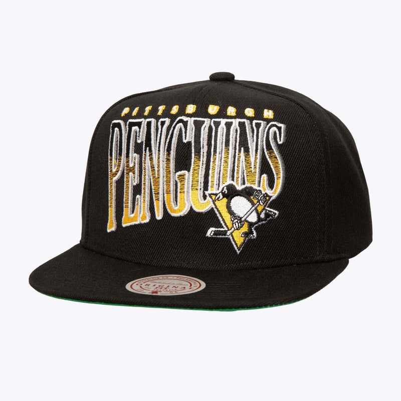 NHL LINE WORK SNAPBACK VNTG PENGUINS Black HS8529-PPEBLCK - Image 1