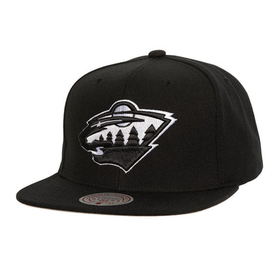 NHL EVERGREEN BLACK WHITE SNAPBACK WILD Black HS8546-MWIBLCK - Image 1