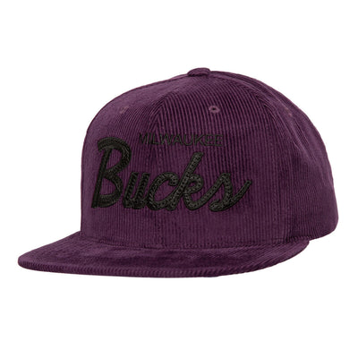 NBA CORD SNAPBACK HWC BUCKS Purple HS8952-MBUPURP - Image 1