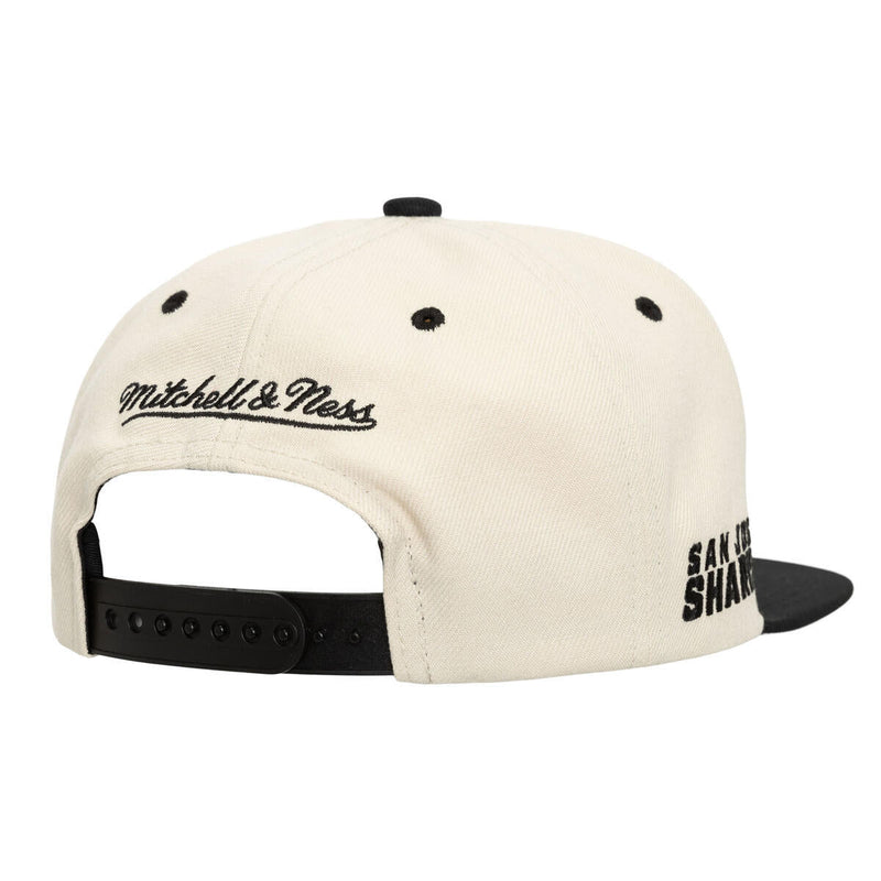 NHL EVERGREEN CREAM BLACK SNAPBACK SHARKS Off White HS9560-SJSOFWH - Image 2