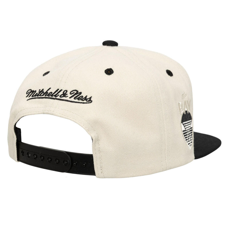 NBA EVERGREEN CREAM BLACK SNAPBACK WARRIORS Off White HS9561-GSWOFWH - Image 2