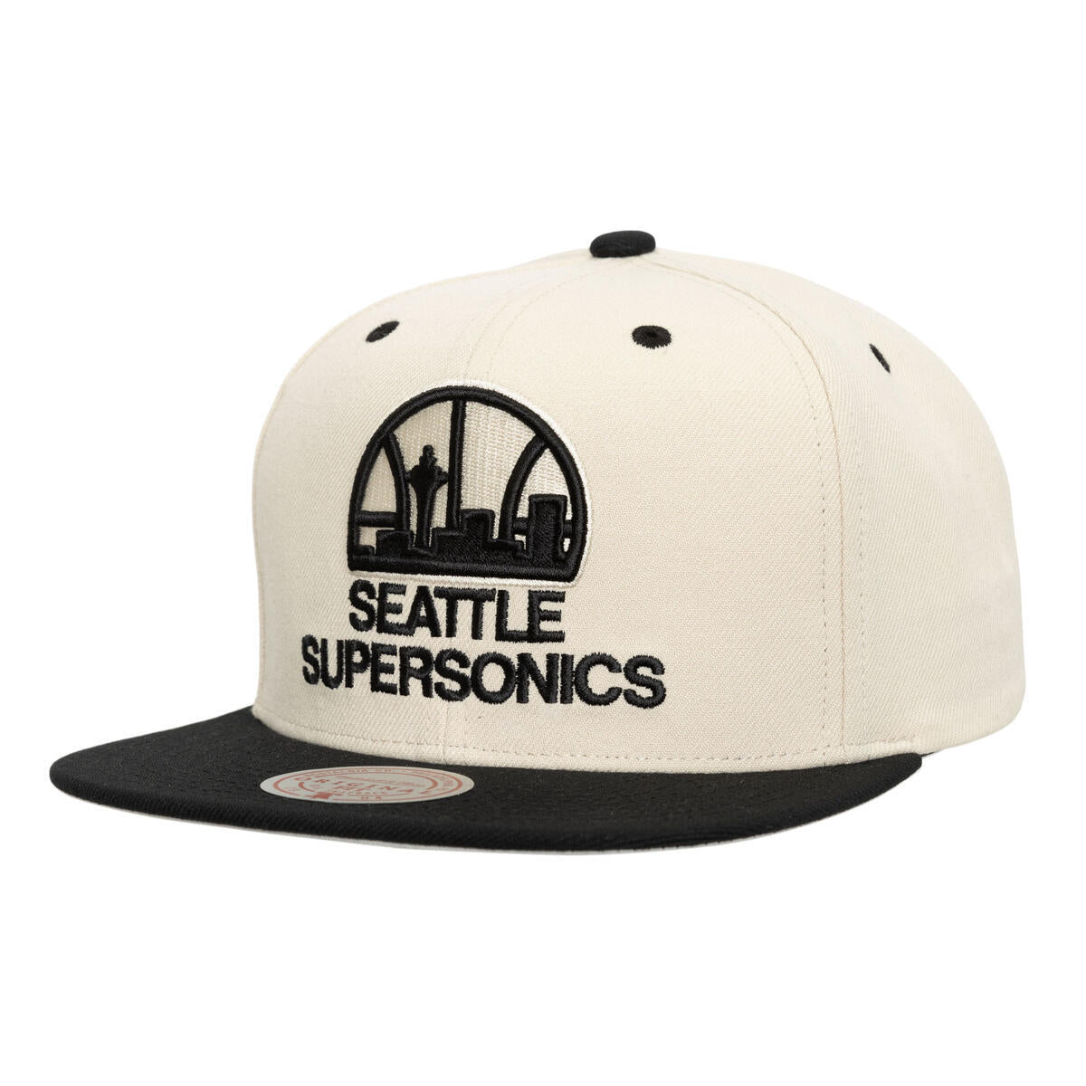 NBA EVERGREEN CREAM BLACK SNAPBACK HWC SUPERSONICS Off White HS9562-SSUOFWH - Image 1