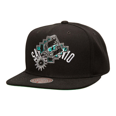 NBA DOUBLE UP SNAPBACK HWC SPURS Black HS9644-SASBLCK - Image 1