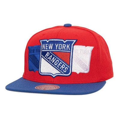 NHL TRIPLE UP SNAPBACK RANGERS Red HS9990-NYARED1 - Image 3