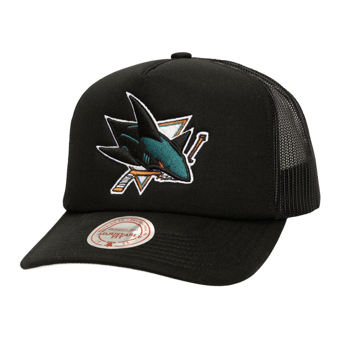 NHL EVERGREEN TRUCKER SHARKS Black HT8616-SJSBLCK - Image 1