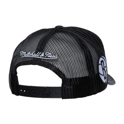 NBA SATIN TRUCKER NETS Black HT9739-BNEBLCK - Image 2