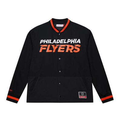 NHL MESH BLOCK COACHES JACKET FLYERS - Image 1