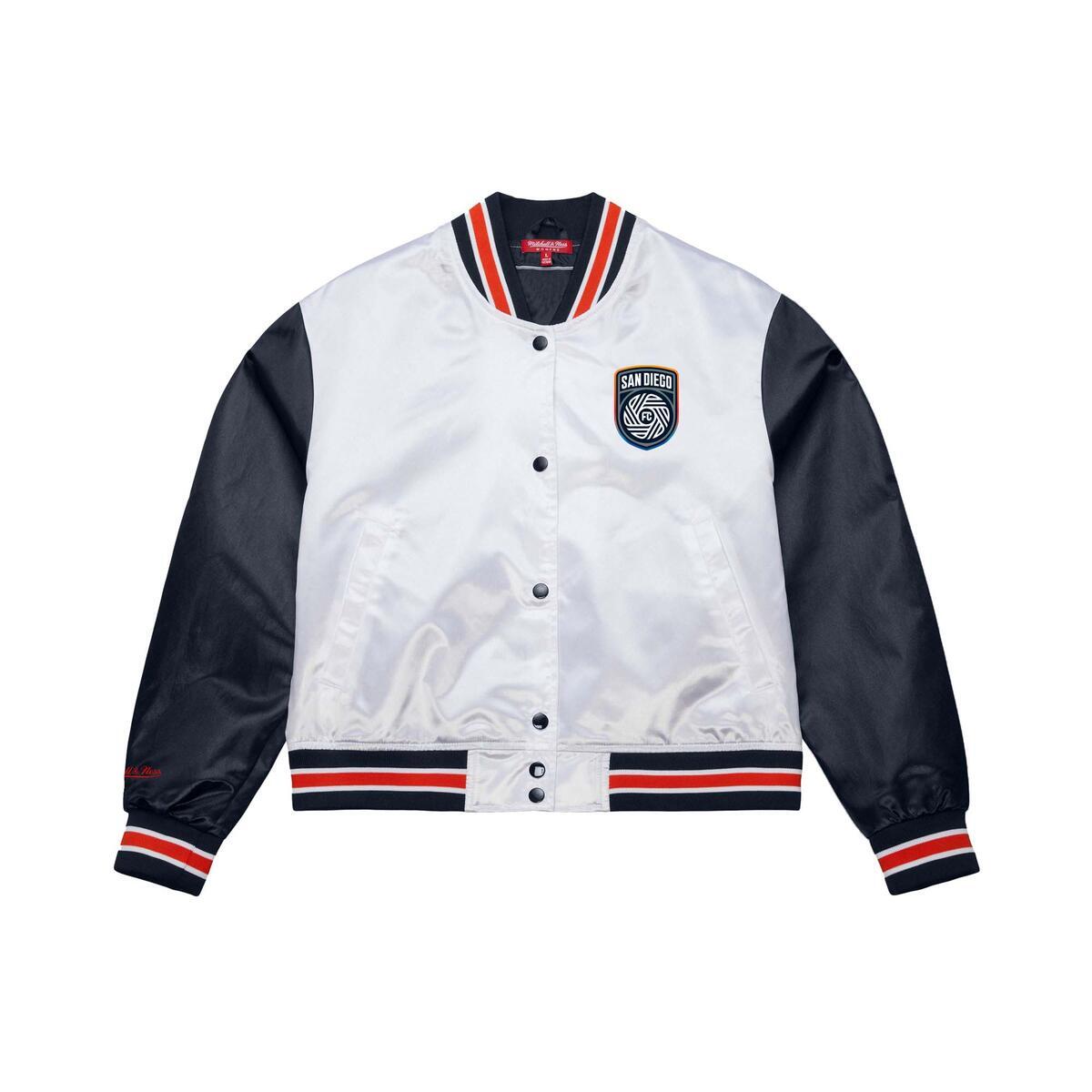 NHL WOMEN'S CROP SATIN JACKET FLYERS - Image 1