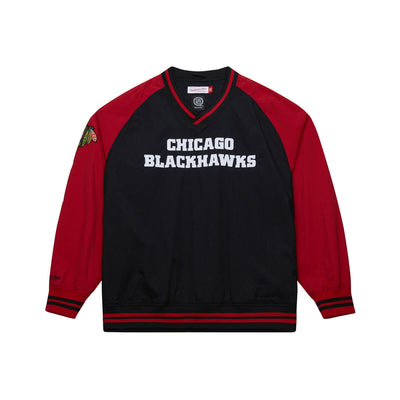 NHL NYLON PULLOVER JACKET CHICAGO BLACKHAWKS - Black - Image 1