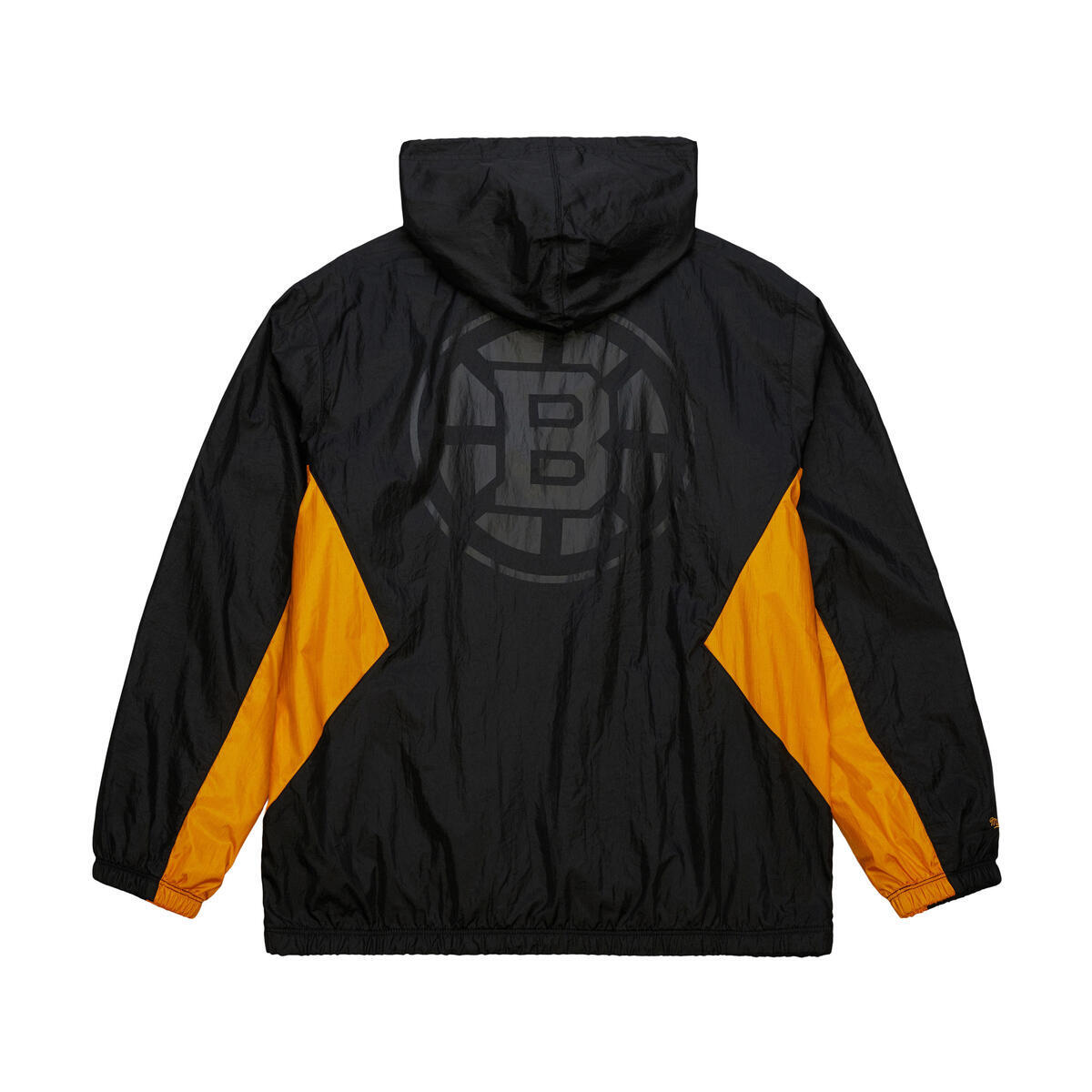 NHL PLAYMAKER FULL ZIP WINDBREAKER CURRENT LOGO BRUINS Black JK11150-BBNBLCK - Image 2