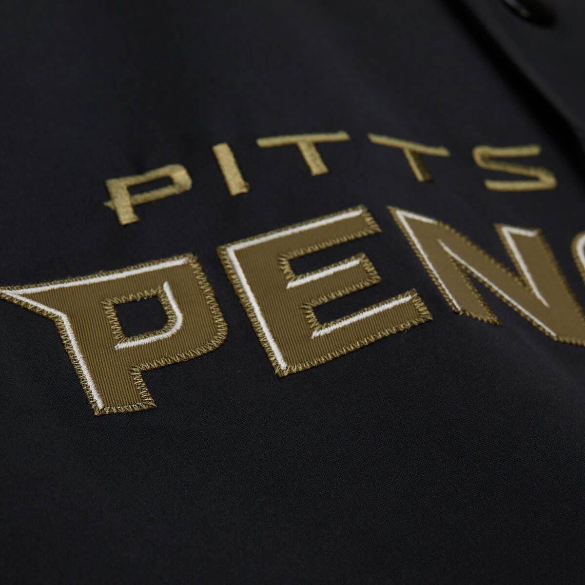 NHL DOUBLE CLUTCH LW SATIN JACKET PITTSBURGH PENGUINS - Image 3