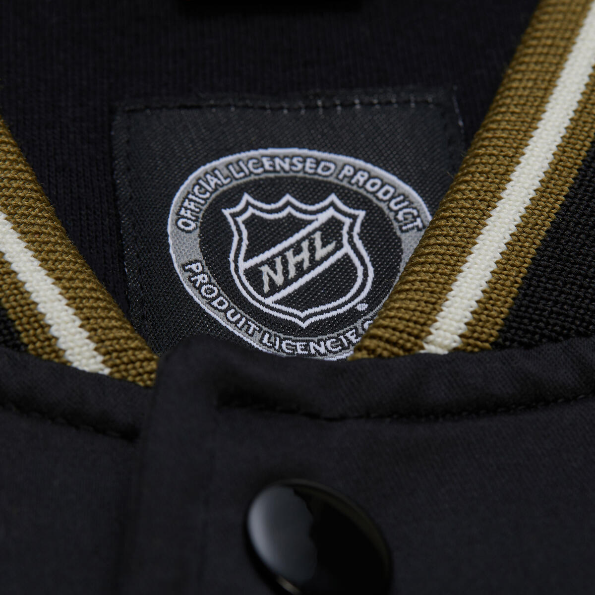 NHL DOUBLE CLUTCH LW SATIN JACKET PITTSBURGH PENGUINS - Image 4