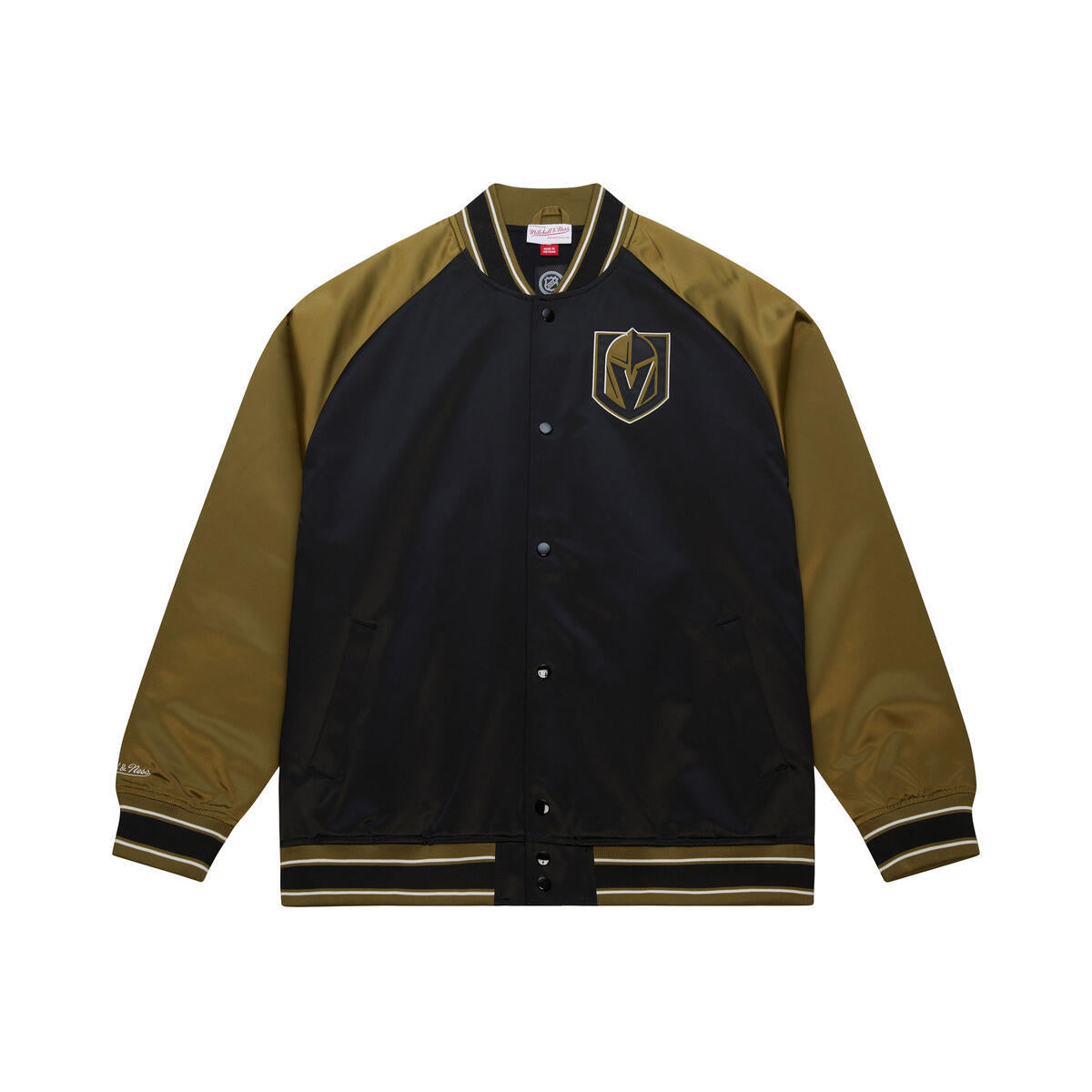 NHL DOUBLE CLUTCH LW SATIN JACKET VEGAS GOLDEN KNIGHTS - Image 1