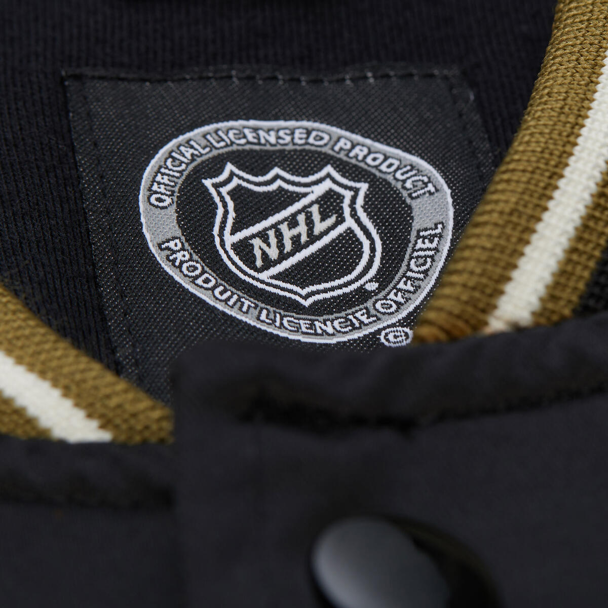 NHL DOUBLE CLUTCH LW SATIN JACKET VEGAS GOLDEN KNIGHTS - Image 4