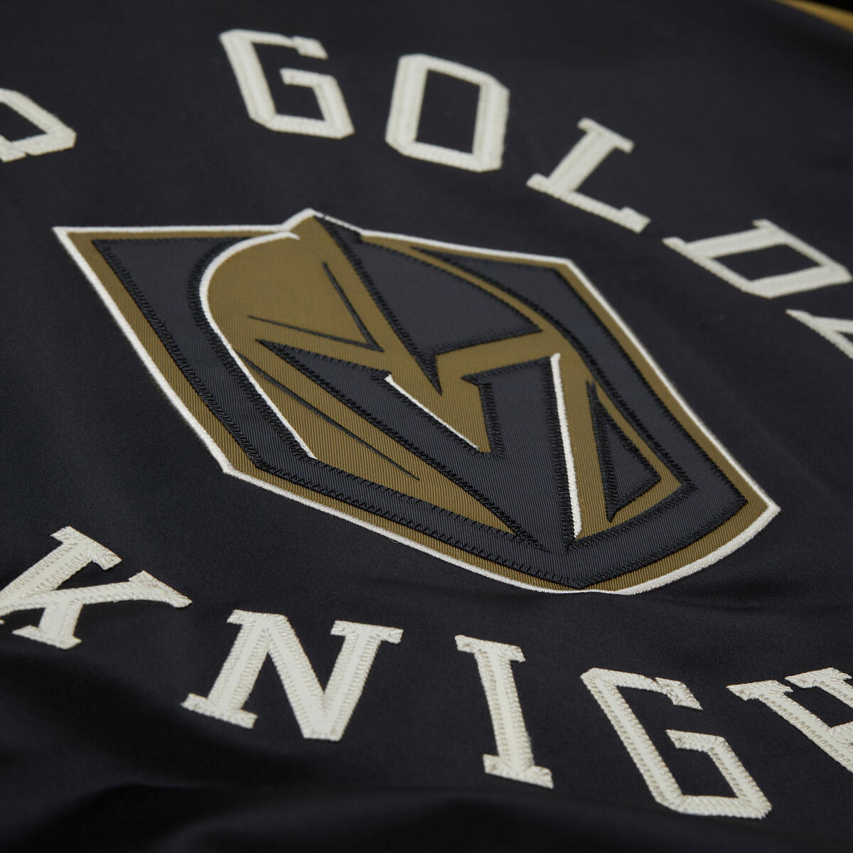 NHL DOUBLE CLUTCH LW SATIN JACKET VEGAS GOLDEN KNIGHTS - Image 5