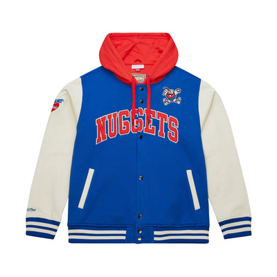 NBA COURTSIDE FLEECE BUTTON FRONT NUGGETS - Image 1