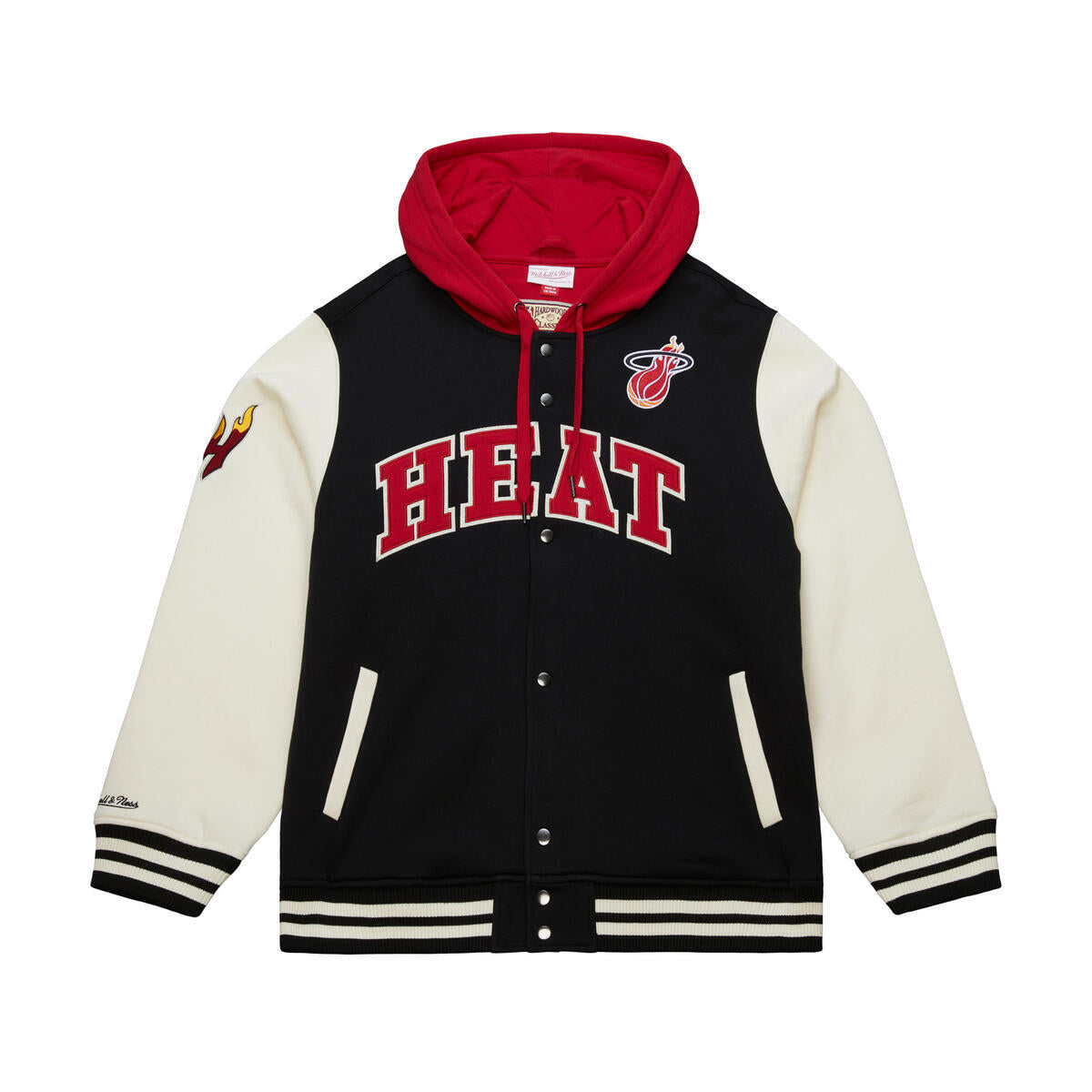 NBA COURTSIDE FLEECE BUTTON FRONT HEAT - Image 1