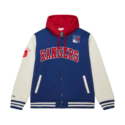NHL COURTSIDE FLEECE BUTTON FRONT RANGERS - Image 1