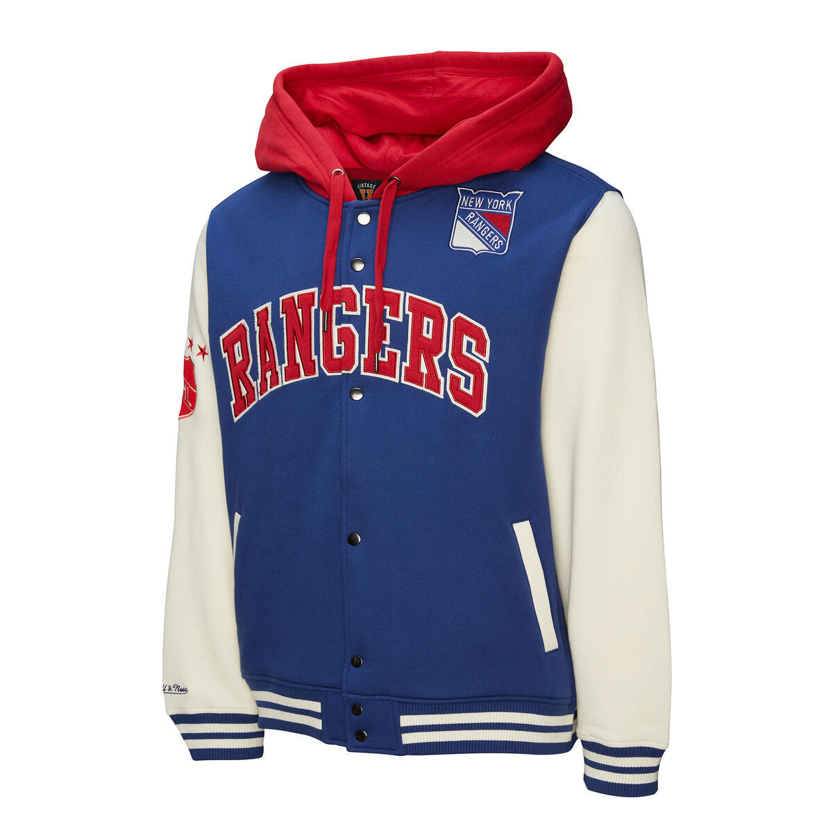 NHL COURTSIDE FLEECE BUTTON FRONT RANGERS - Image 8