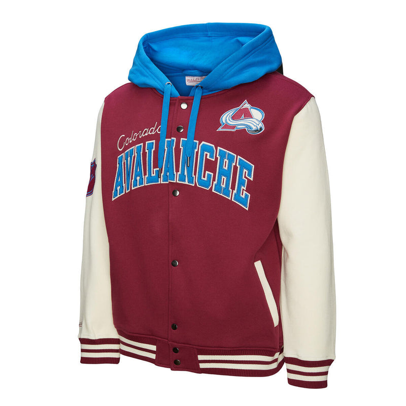 NHL COURTSIDE FLEECE BUTTON FRONT AVALANCHE - Image 7