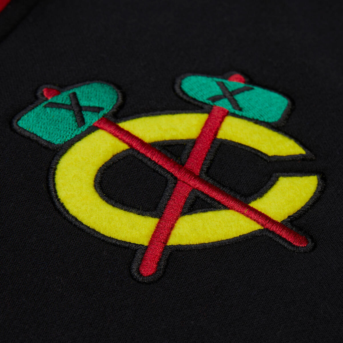 NHL COURTSIDE FLEECE BUTTON FRONT BLACKHAWKS - Image 4