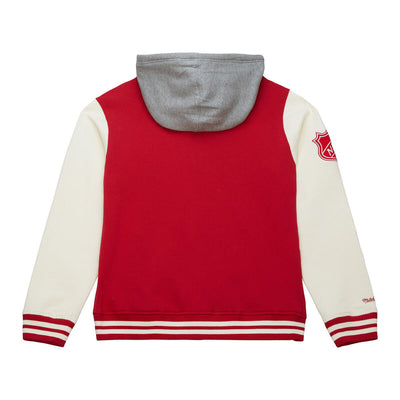 NHL COURTSIDE FLEECE BUTTON FRONT RED WINGS - Image 2