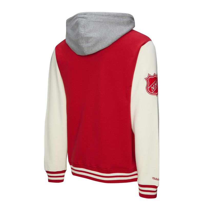 NHL COURTSIDE FLEECE BUTTON FRONT RED WINGS - Image 6