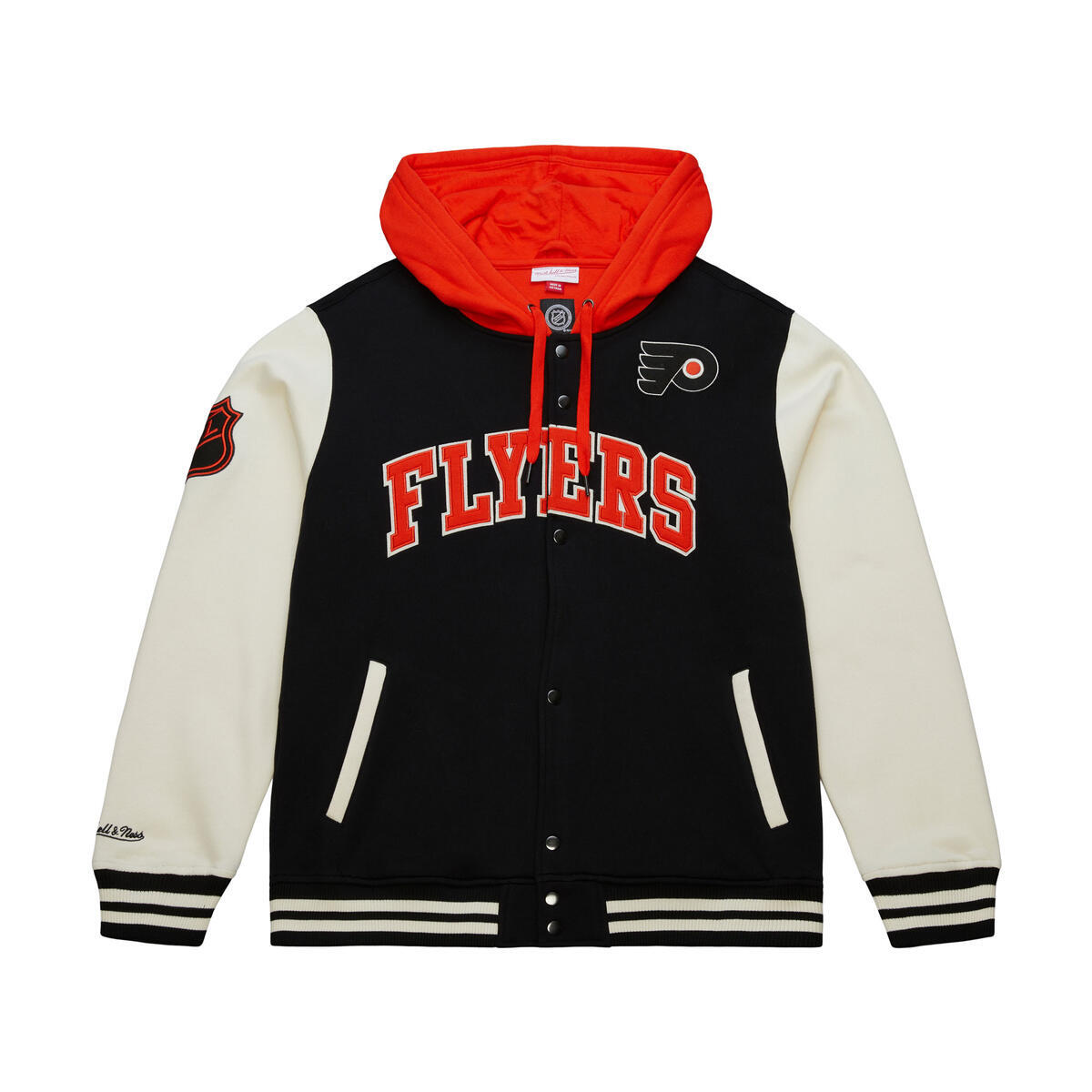 NHL COURTSIDE FLEECE BUTTON FRONT FLYERS - Image 1