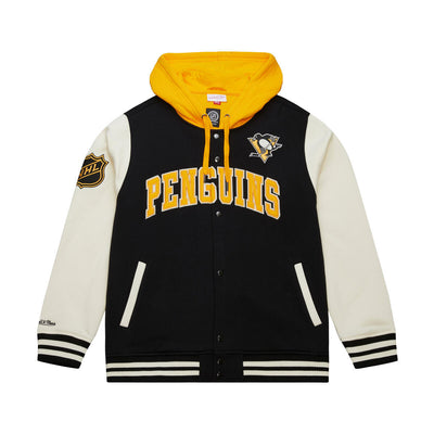 NHL COURTSIDE FLEECE BUTTON FRONT PENGUINS - Image 1