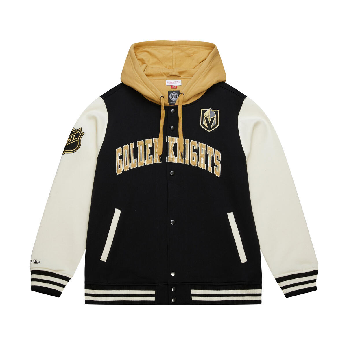 NHL COURTSIDE FLEECE BUTTON FRONT KNIGHTS - Black - Image 1